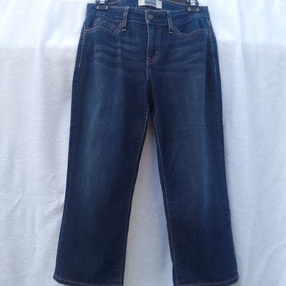 Signature By Levi Strauss ankle-cropped jean with embroider decoration brand new - Picture 2 of 7